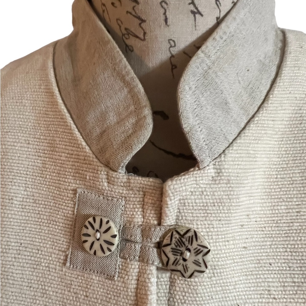 FLASHBACK Embroidered Knit Casual Jacket Sz L